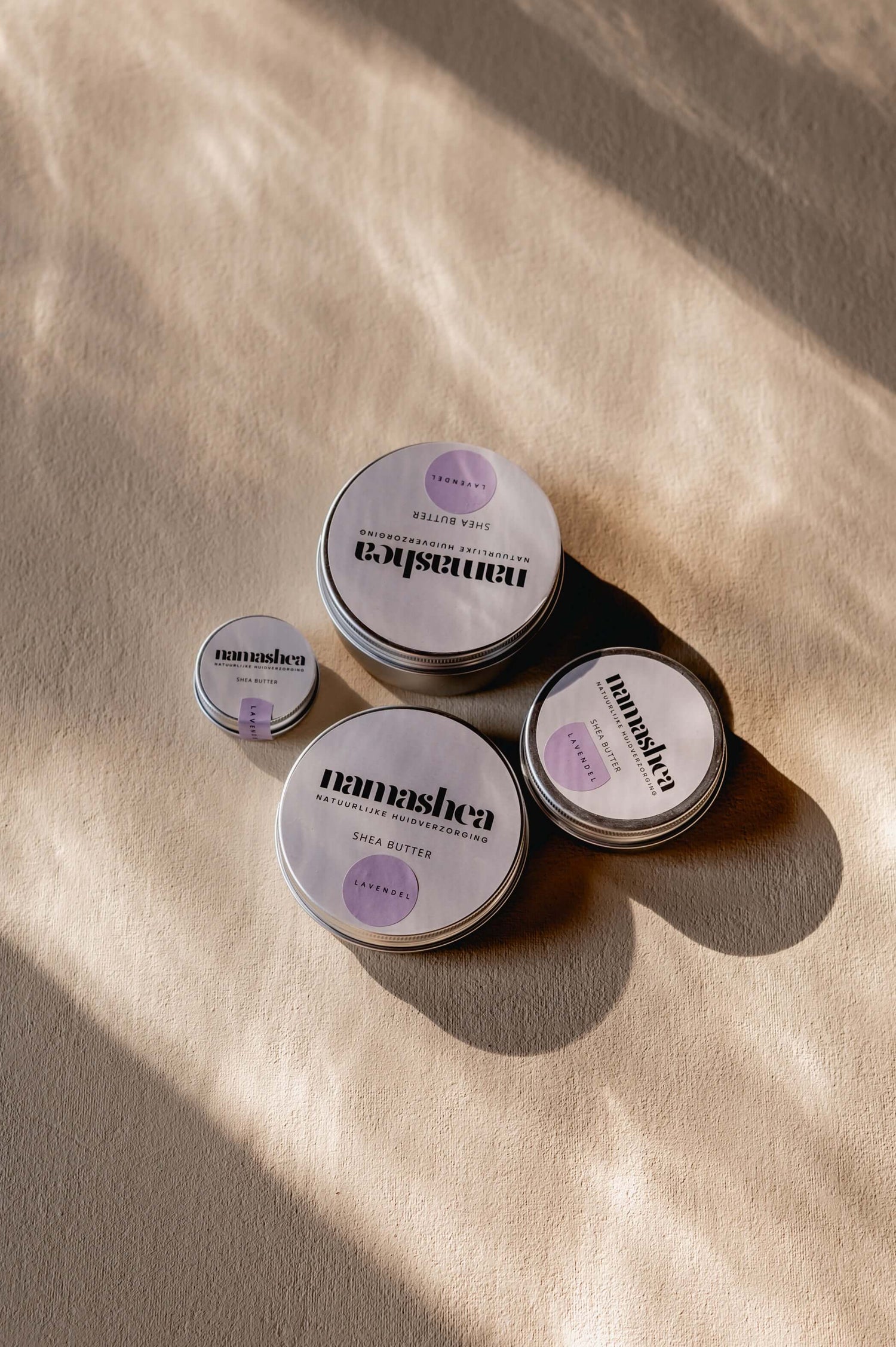 assortiment shea boter lavendel