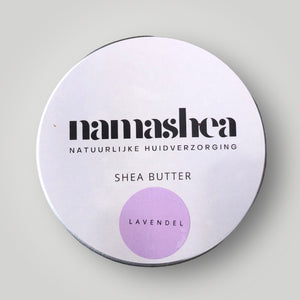 dicht blik Namashea shea boter met lavendelolie