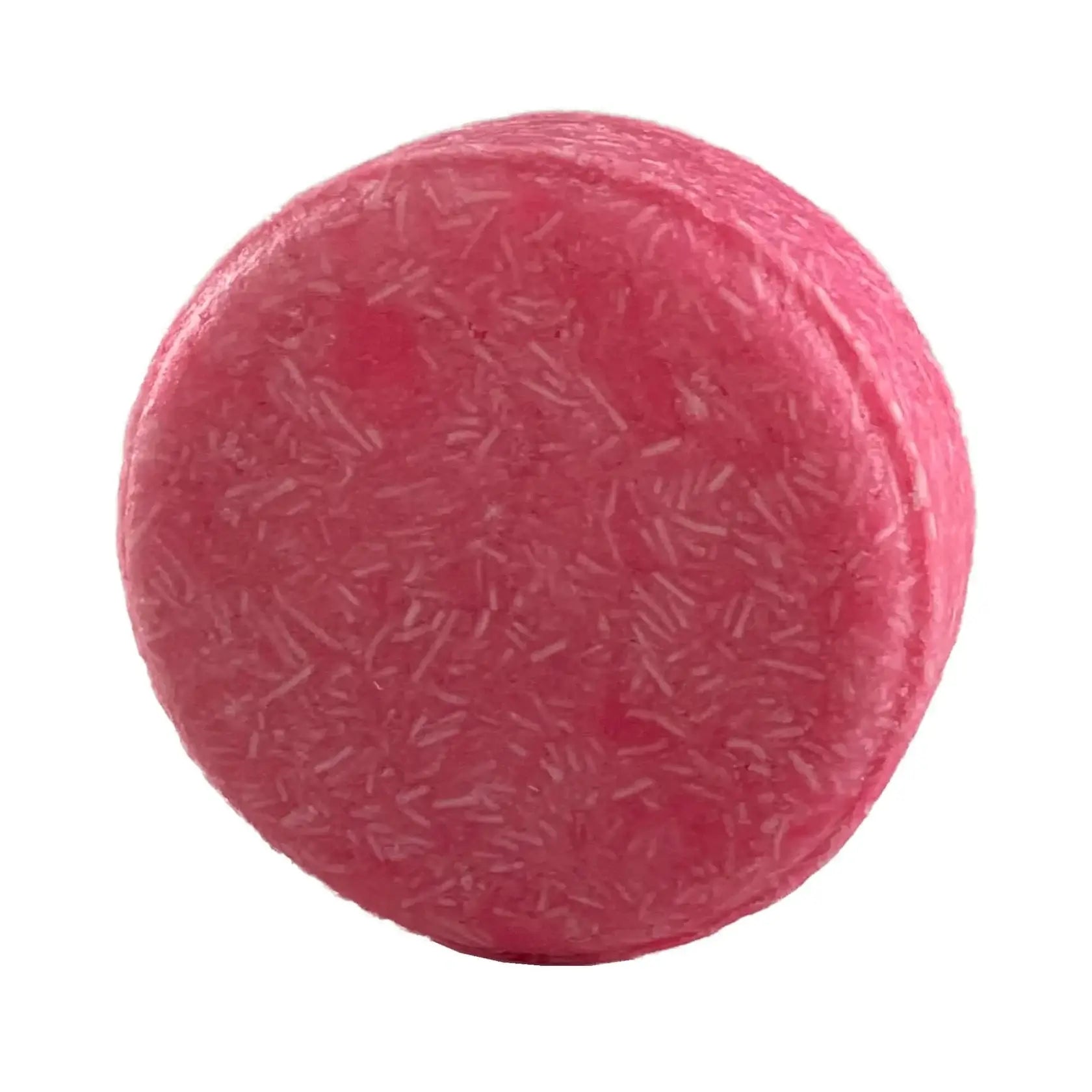 close up van de Namashea calendula shampoo bar op witte achtergrond 